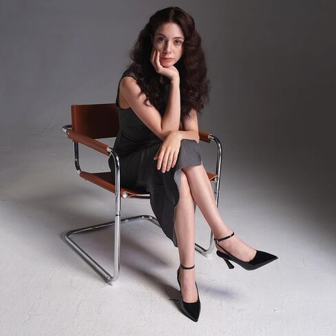 Susanny Womens Slingback Closed Toe Ankle Strap High Heels Pointed Toe Pumps Comfortable Stiletto Sexy Buckle Strappy Dressy Shoes for Wedding Bridal Party Work in Kuwait