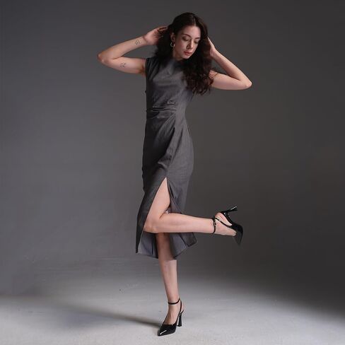 Susanny Womens Slingback Closed Toe Ankle Strap High Heels Pointed Toe Pumps Comfortable Stiletto Sexy Buckle Strappy Dressy Shoes for Wedding Bridal Party Work in Kuwait