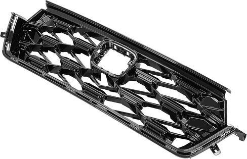 HECASA Front Bumper Grille Compatible with 2023-2024 Honda CR-V CRV Upper Grill Black Painted ABS in Saudi Arabia