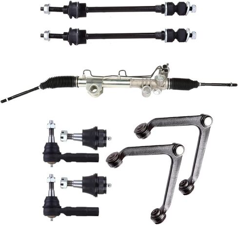 SCITOO Power Steering Rack and Pinion & Tie Rod Ends for Dodge Ram 1500 2002-2005 ES3538 K7411 K7422 K7424,52106521AG in Saudi Arabia