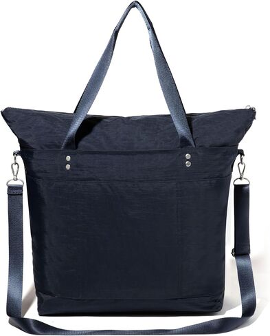 Large Carryall Tote Bag for Women - Lightweight Nylon Zipper Top Weekender Travel Beach Bag Personal Item w/Luggage Sleeve in Saudi Arabia