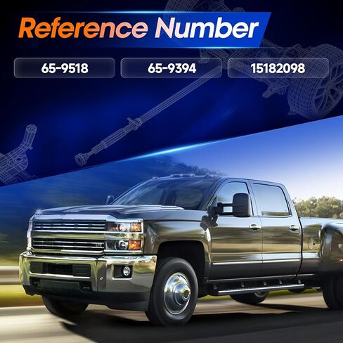 37.6'' Front Drive Shaft Prop Shaft Driveshaft Assembly Fit for Chevrolet, GMC Models - Silverado Sierra 1500 2500 3500 Yukon XL 2500, 4WD, Auto Trans, Replace# 15182098 65-9518 in Saudi Arabia