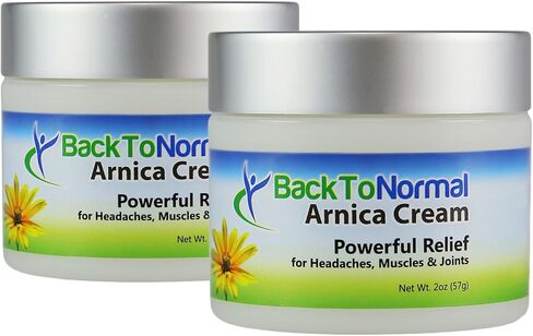 العودة إلى Cream Arnica العادية - صيغة قوة إضافية جديدة! 2 أوقية. مسجلة إدارة الأغذية والعقاقير. استخدام للمفاصل والعضلات وغيرها من تخفيف الألم. (2oz. جرة) in Saudi Arabia