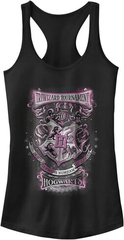 Harry Potter Deathly Hallows Triwizard Tournament Hogwarts Women's Fast Fashion Racerback Tank Top in Saudi Arabia