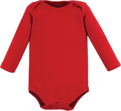بدلة للجسم من القطن بأكمام طويلة للجنسين من Hudson Baby، 5 قطع من الزهور الناعمة المطلية بالزهور، 18-24 شهرًا in Saudi Arabia