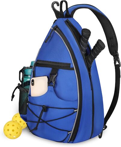 Goloni Pickleball Bag for Women,Mens Pickle ball Backpack,Lightweight Sling Bag with Fence Hook,Large Capacity,Safety Pocket in Kuwait