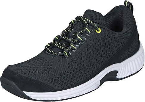 Orthofeet Women's Coral Walking Shoe, Athletic, Black, 9 X-Wide in Saudi Arabia