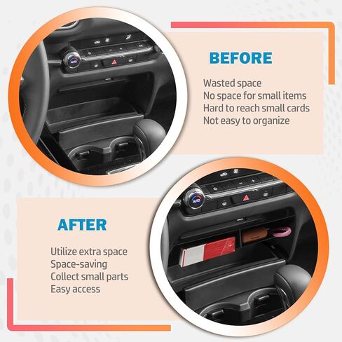 Tacobro Center Console Tray متوافقة مع 2020 2021 2022 2023 2024 2025 ملحقات Mazda CX-30 ، CX30 INSERT منظم التخزين الثانوي ABS in Saudi Arabia