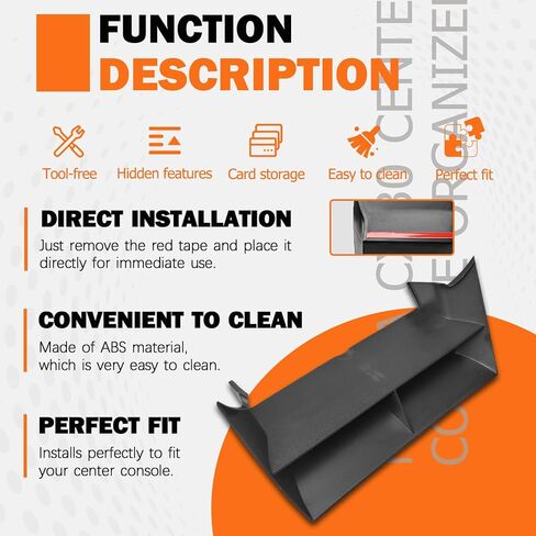 Tacobro Center Console Tray متوافقة مع 2020 2021 2022 2023 2024 2025 ملحقات Mazda CX-30 ، CX30 INSERT منظم التخزين الثانوي ABS in Saudi Arabia