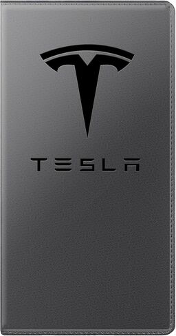 حامل بطاقة التسجيل والتأمين لنموذج Tesla Y 3 S X ، تخزين رخصة القيادة ، البطاقات ، المستندات ، Tesla Model Y 3 X S الملحقات 2025 2024 2023 Black in Kuwait