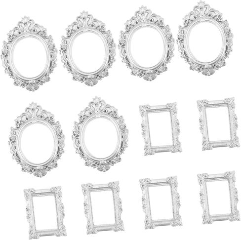 Eringogo Old Style Miniature Prames Bulk 12pcs راتنج صور إطار المجوهرات in Saudi Arabia