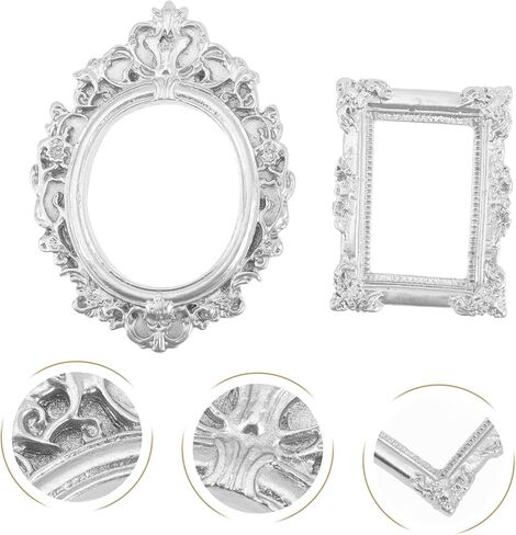 Eringogo Old Style Miniature Prames Bulk 12pcs راتنج صور إطار المجوهرات in Saudi Arabia