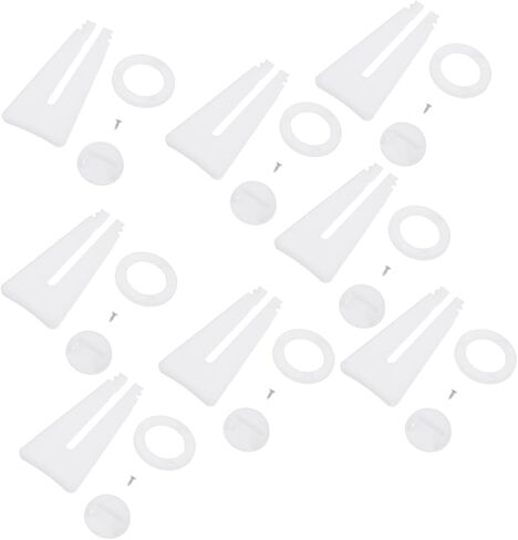 Eringogo 12pcs صور إطار صور منصة الدوران رفوف إطار صور لرفوف الشاشة البلاستيكية على ظهرها in Saudi Arabia