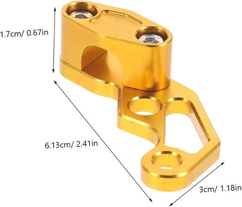 PRETYZOOM Motorcycle Brake Line Clamp Brake Cable Retaining Clamp for Secure Fixing Stylish Design Compatible Motorcycle Models in Kuwait