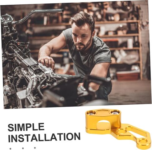 PRETYZOOM Motorcycle Brake Line Clamp Brake Cable Retaining Clamp for Secure Fixing Stylish Design Compatible Motorcycle Models in Kuwait
