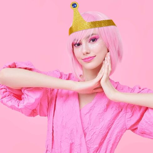 Kavoc Princess Gold with Blue Jewel Crown for Adults Men Women Halloween Fantasy Adventure Cosplay Dress-Up in Saudi Arabia