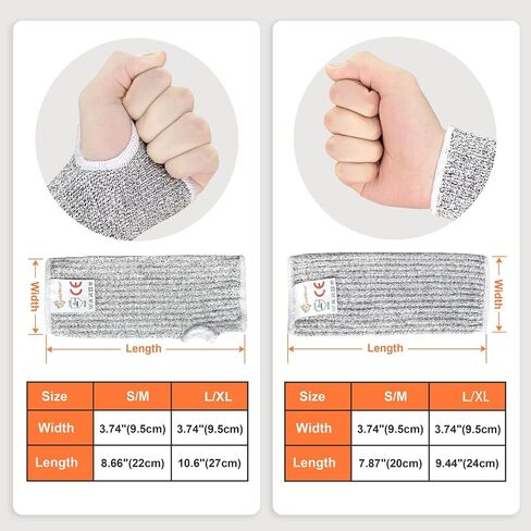 Evridwear Arm Protectors for Thin Skin and Bruising Cut Resistant Arm Sleeves Arm Guards Protective Sleeves for Men Women in Saudi Arabia