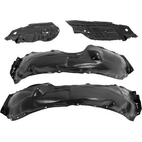 Inner Fender Liner&Engine Under Cover Splash Shield Guard Compatible with 2012-2014 Toyota Camry Hybrid LE/Hybrid XLE/L/LE/XLE/Hybrid SE Replacement for TO1228178 TO1228177 TO1248160 TO1249160 in Kuwait