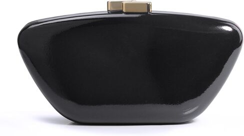 HOXIS Glossy Patent Leather Evening Clutch Bag with Detachable Chain Women's Purse for Wedding Party Prom in Saudi Arabia