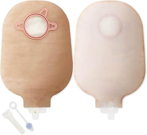 New Image Drainable 9 Inch Length, Maxi 2pc System Urostomy Pouch 9 Inch Length, Maxi 18403, 10 Ct in Saudi Arabia