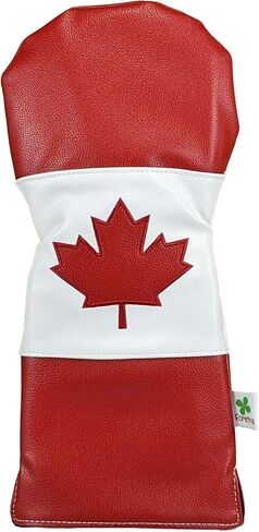 Limited Edition Canada Flag Fairway Wood Headcover - Tour Quality Golf Club Cover - Style and Customize Your Golf Bag in Saudi Arabia