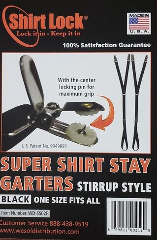 Super Shirt Stay Garters Stirrup Style in Saudi Arabia