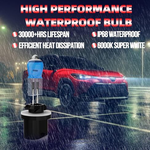 Light Bulbs Fit For Kia Sportage 2011-2016,H7 H11B High Low Beam High Performance Halogen Headlight Bulb Combo,6000K White Light,Pack of 4 in Saudi Arabia