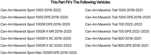 Tusk Spare Tyre Carrier متوافق مع Can-Am Maverick Trail 1000 DPS 2018-2025/Maverick Sport/Max 1000R 2019-2025 in Kuwait