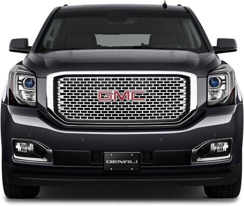 صورة ipick لـ - GMC Denali 3D Name Logo لوحة ترخيص من الفولاذ المقاوم للصدأ الأسود in Saudi Arabia