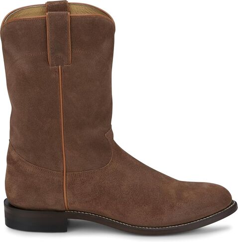 Justin Wes 10" Suede Roper Men's Western Boots - Durable Style Footwear for Everyday Comfort and Classic Ranch Look in Saudi Arabia