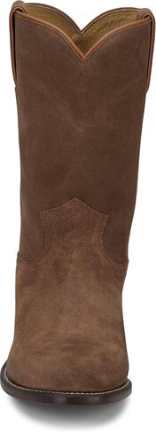 Justin Wes 10" Suede Roper Men's Western Boots - Durable Style Footwear for Everyday Comfort and Classic Ranch Look in Saudi Arabia