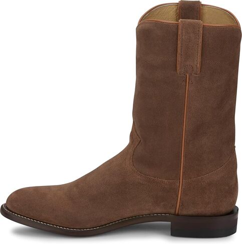 Justin Wes 10" Suede Roper Men's Western Boots - Durable Style Footwear for Everyday Comfort and Classic Ranch Look in Saudi Arabia