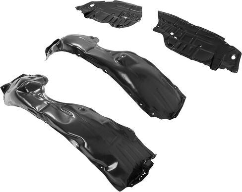 Inner Fender Liner & Engine تحت Cover Splash Shield Guard متوافق مع 2012-2014 Toyota Camry Hybrid LE/Hybrid XLE/L/LE/XLE/HYBRID SE لـ TO1228178 TO1228177 TO1248160 TO1249160 in Kuwait