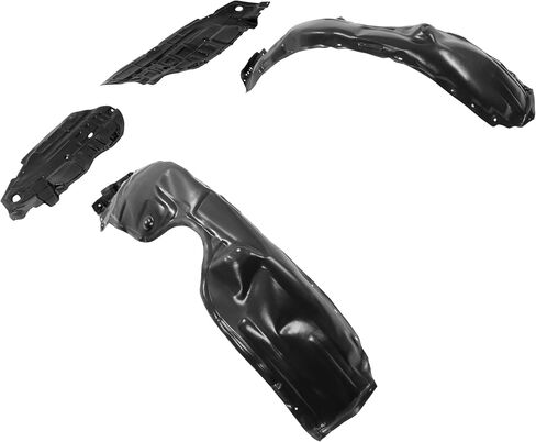 Inner Fender Liner & Engine تحت Cover Splash Shield Guard متوافق مع 2012-2014 Toyota Camry Hybrid LE/Hybrid XLE/L/LE/XLE/HYBRID SE لـ TO1228178 TO1228177 TO1248160 TO1249160 in Kuwait