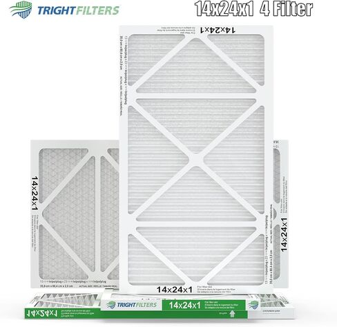 20x25x1 Air Filter 4 Pack, MERV 8 Pleated Dust Defense Air Filters Replacement Air Conditioner HVAC AC Furnace Filter, Durable and Lightweight in Saudi Arabia