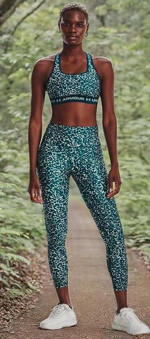 Under Armour Women's HeatGear Print No-Slip Waistband Ankle Leggings in Kuwait