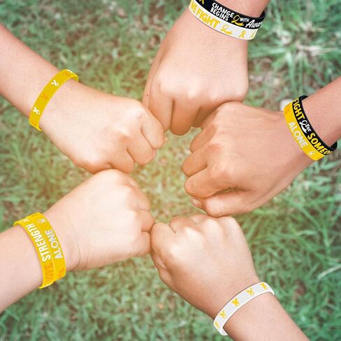 30 Pcs Cancer Prevention Awareness Silicone Bracelets,Colorful Ribbon Stretch Wristbands,Hope Faith Rubber Wristband Supplies Accessories for Ribbon Awareness Assorted Cancer Awareness and Prevention (Green) in Kuwait