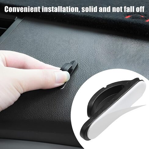 10 PCS Car Sticky Hooks, Multifunctional Vehicle Adhesive Hooks, Hanging Auto Storage Hooks for Key USB Cable Earphone Cable, Universal Interior Decor Car Accessories in Saudi Arabia