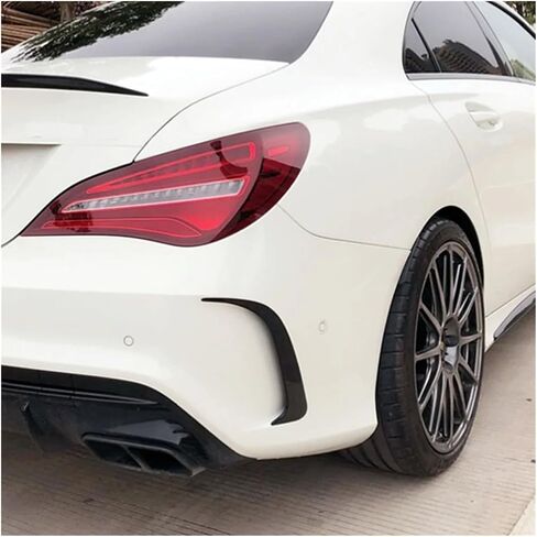 6pcs Car Pumper Splitter Spoilters Side Air Vent Canard Kit Trim Trim متوافق مع Benz CLA CLA200 220 250 260 2016-2019 in Kuwait