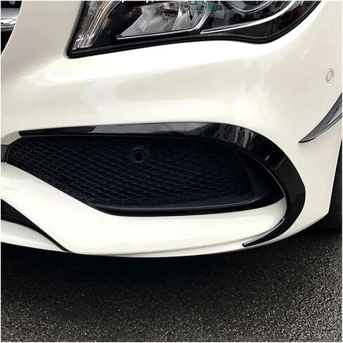 6pcs Car Pumper Splitter Spoilters Side Air Vent Canard Kit Trim Trim متوافق مع Benz CLA CLA200 220 250 260 2016-2019 in Kuwait