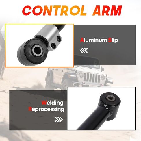 Adjustable Rear Upper/Lower Control Arms for 2018-2021 Jeep Wrangler JL 0-4.5" Lift kits Suspension Control Arm(SET OF 4) in Saudi Arabia
