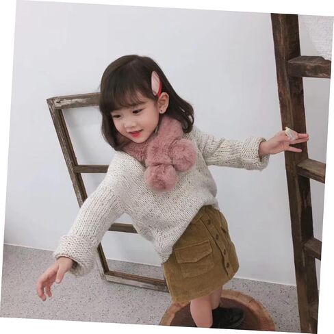 1pc Creative Plush Scarf for Boys and Girls Winter Neck Gaiter Cross Tie Design Thick and Warm Elegant Christmas Shawl for Autumn and Winter Wear for Protecting from Harsh Wind in Saudi Arabia