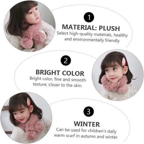 1pc Creative Plush Scarf for Boys and Girls Winter Neck Gaiter Cross Tie Design Thick and Warm Elegant Christmas Shawl for Autumn and Winter Wear for Protecting from Harsh Wind in Saudi Arabia