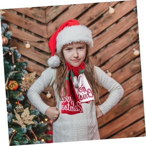 1pc Warm Deer Pattern Xmas Scarf for Cozy and Fashionable Neck Wrap for Christmas Dress-up for Boys and Girls in Saudi Arabia