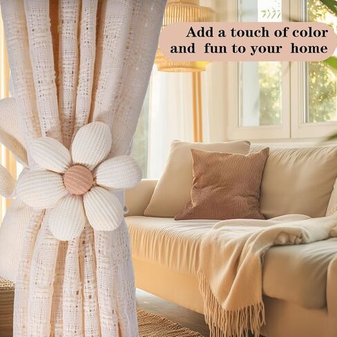 Stain -Tiebacks ، 2 حزمة بسيطة أنيقة الحبل الستائر Holdback Holdback Starbacks الستائر الستائر Tieback Decoration الجدار لديكور المكتب المنزلي in Kuwait