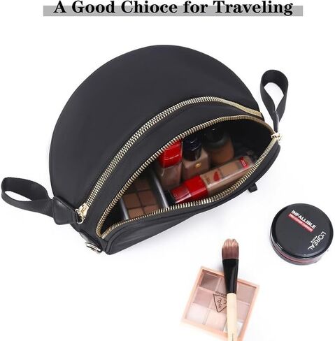 أكياس بوم للنساء - أكياس نايلون كروسد كروس جسم فاني حزم Bumbags العصرية محفظة حزام سعة كبيرة (A01 أسود) in Kuwait