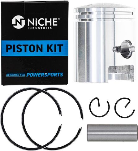 NICHE Stock Piston Kit for Suzuki Kawasaki Quadrunner Quadmaster KDX50 JR50 13001-S004 12100-35611-050 in Saudi Arabia