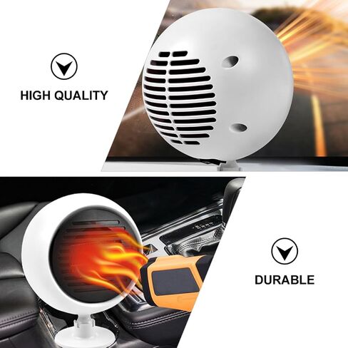 Eringogo 1PC Defogger Defogger Heater Heater للمركبات للزجاج الأمامي فعال تصميم آمن ودائم لإزالة الضباب السريع لقيادة الطقس البارد in Saudi Arabia