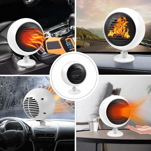 Eringogo 1PC Defogger Defogger Heater Heater للمركبات للزجاج الأمامي فعال تصميم آمن ودائم لإزالة الضباب السريع لقيادة الطقس البارد in Saudi Arabia