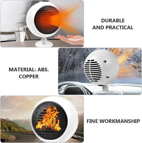 Eringogo 1PC Defogger Defogger Heater Heater للمركبات للزجاج الأمامي فعال تصميم آمن ودائم لإزالة الضباب السريع لقيادة الطقس البارد in Saudi Arabia